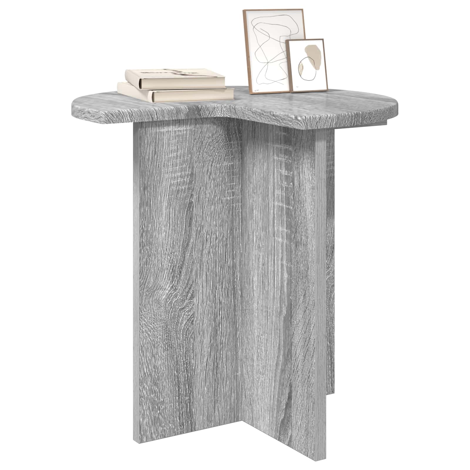 Tavolo laterale 2 pcs Grigio Sonoma Ø 39 x 38 cm | homemem39