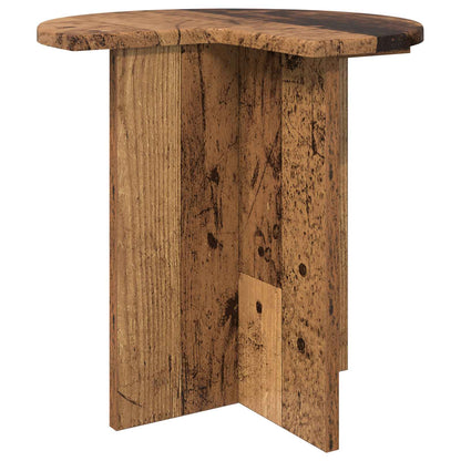 Tavolo laterale 2 pcs Legno antico Ø 39 x 38 cm | homemem39