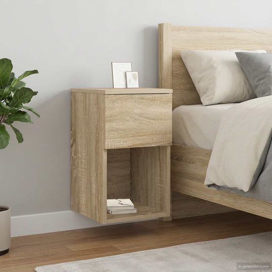 Armadietto per letto 2 pz Rovere Sonoma 29 x 31,5 x 49 cm | homemem39