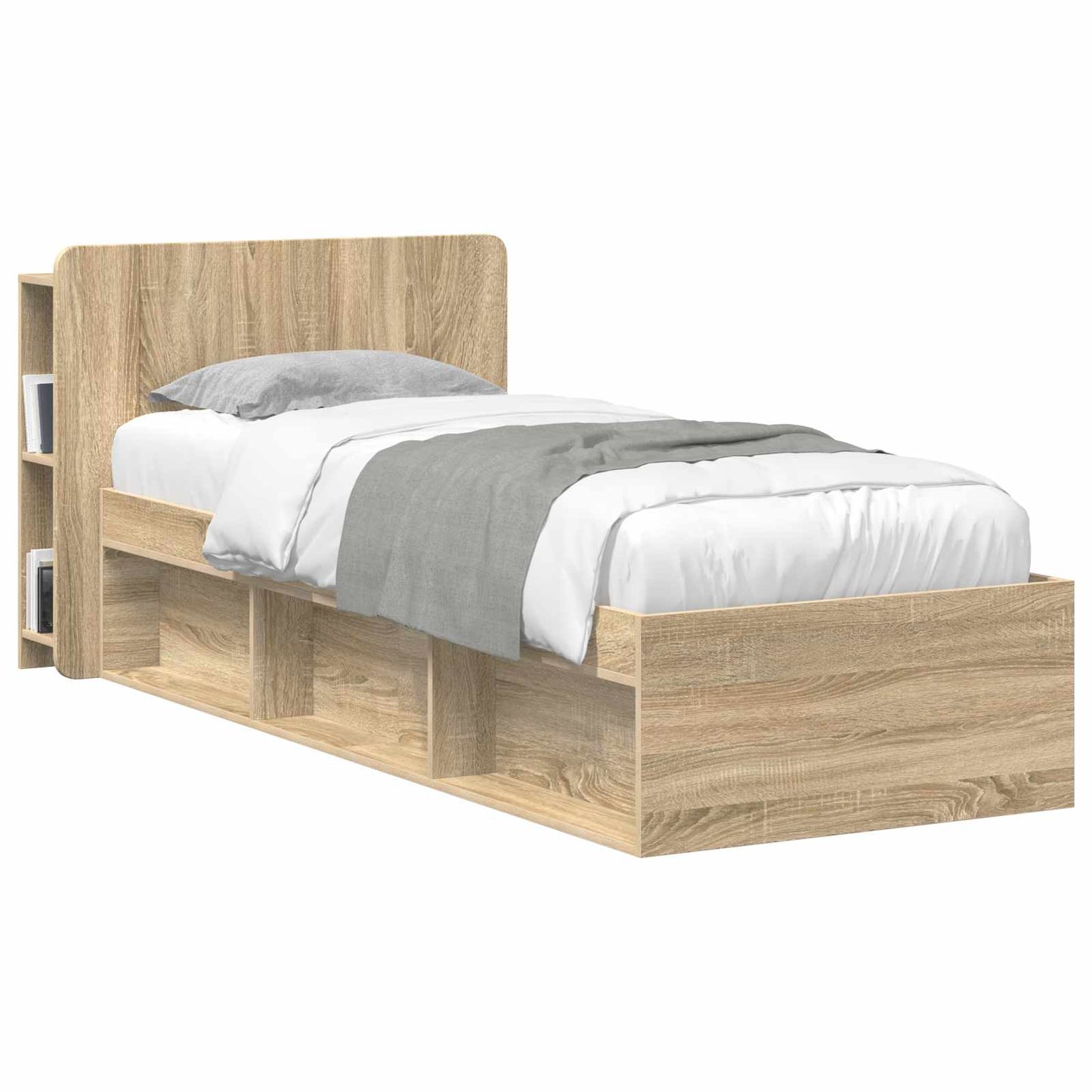 Testata del letto Rovere Sonoma Legno ingegnerizzato | homemem39