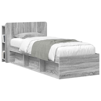 Testata del letto Grigio Sonoma Legno ingegnerizzato