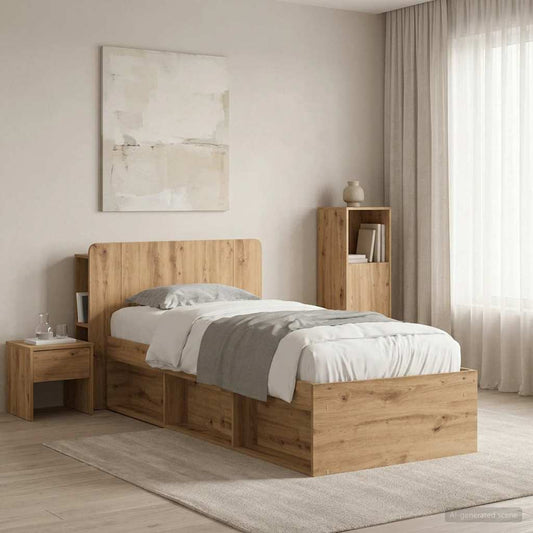 Testata del letto Rovere Artigianale Legno ingegnerizzato