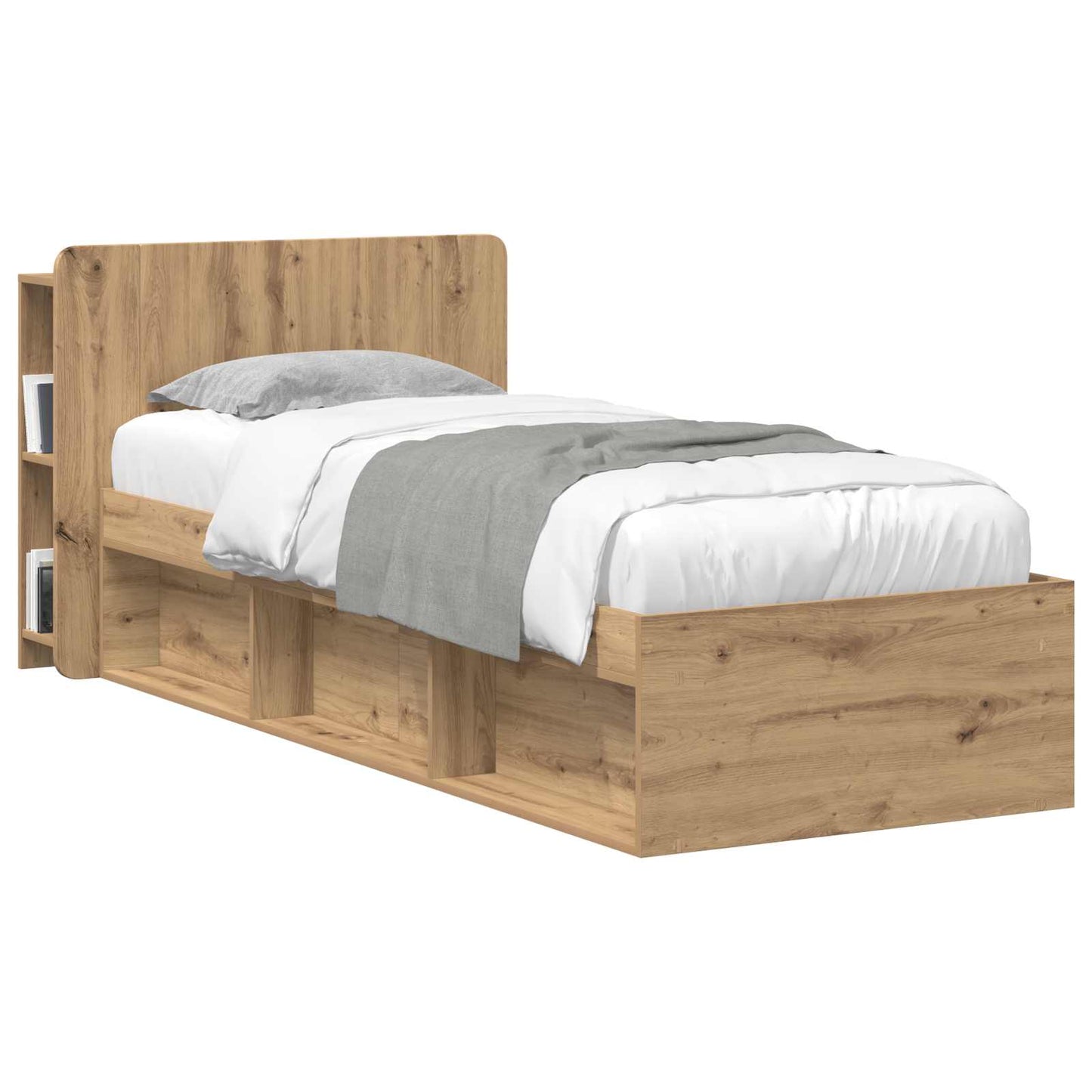 Testata del letto Rovere Artigianale 80 cm Legno ingegnerizzato