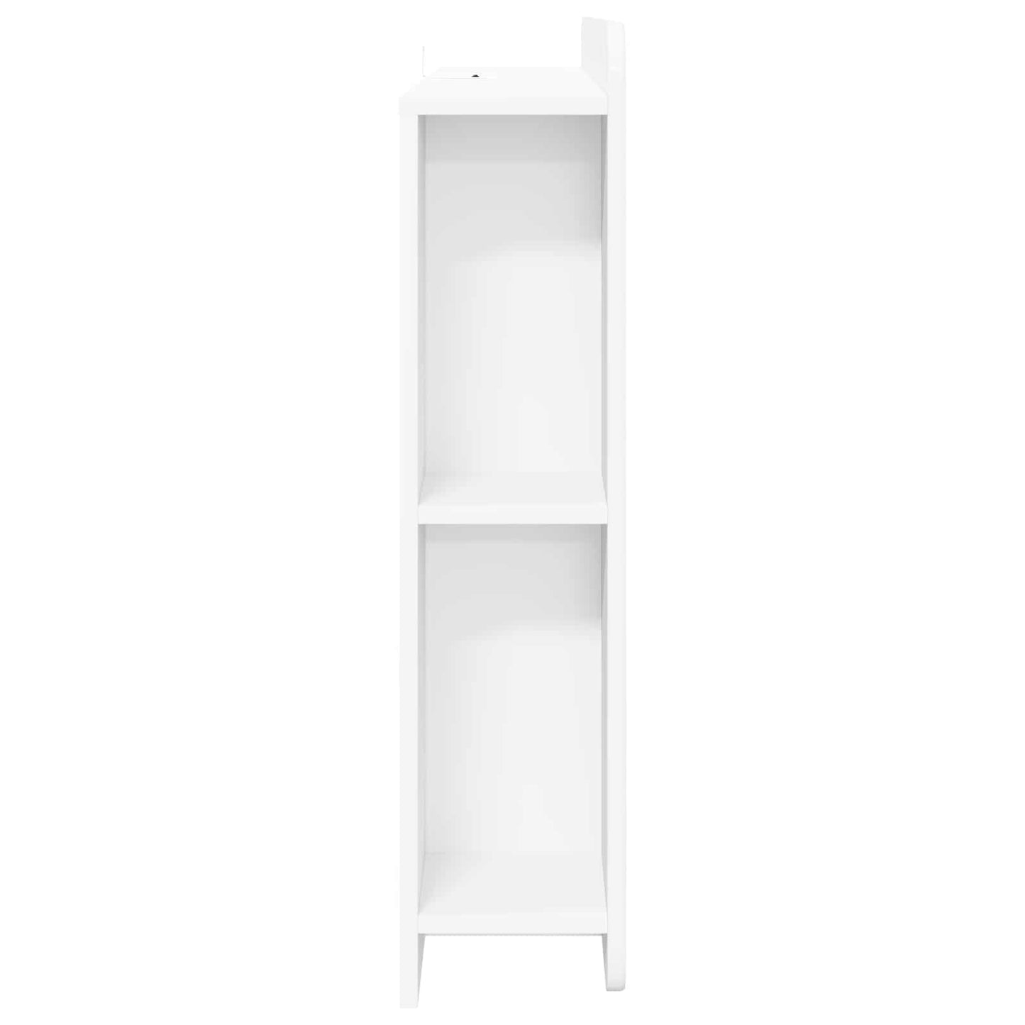 Testata del letto con archiviazione Bianco Legno ingegnerizzato