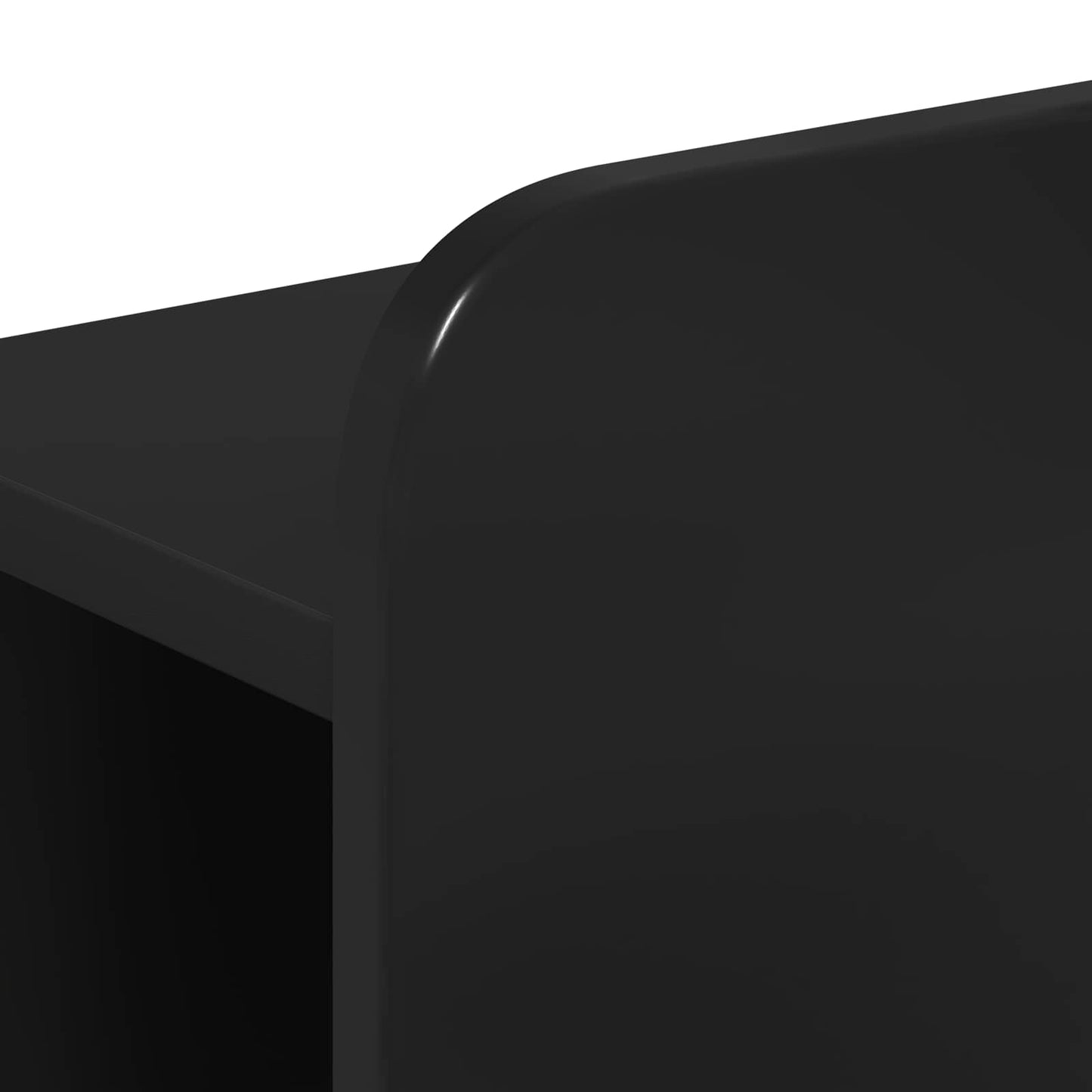 Testata del letto Nero 135 x 18,5 x 80 cm Legno ingegnerizzato