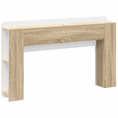 Testata del letto con archiviazione Sonoma Legno ingegnerizzato