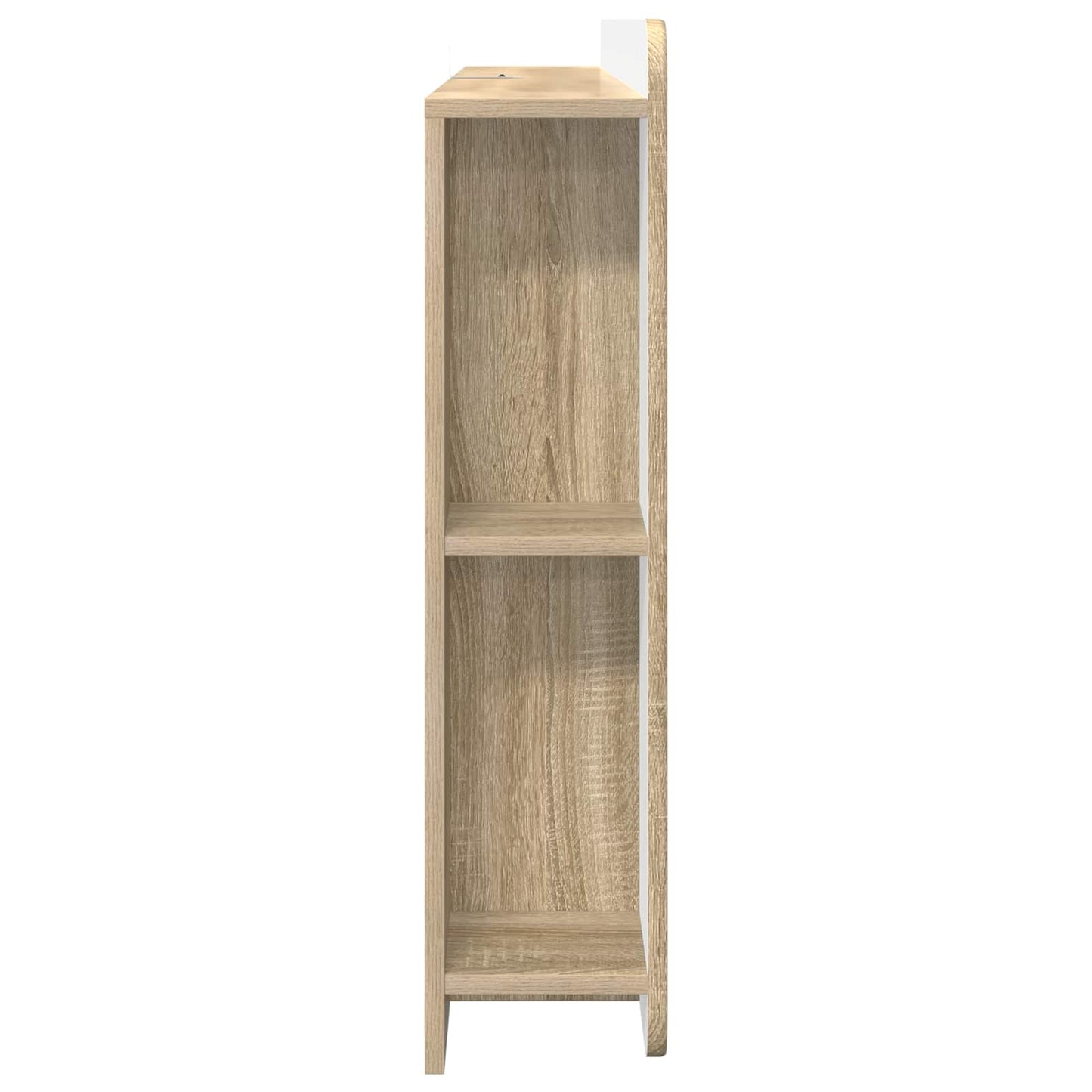 Testata del letto con archiviazione Sonoma Legno ingegnerizzato