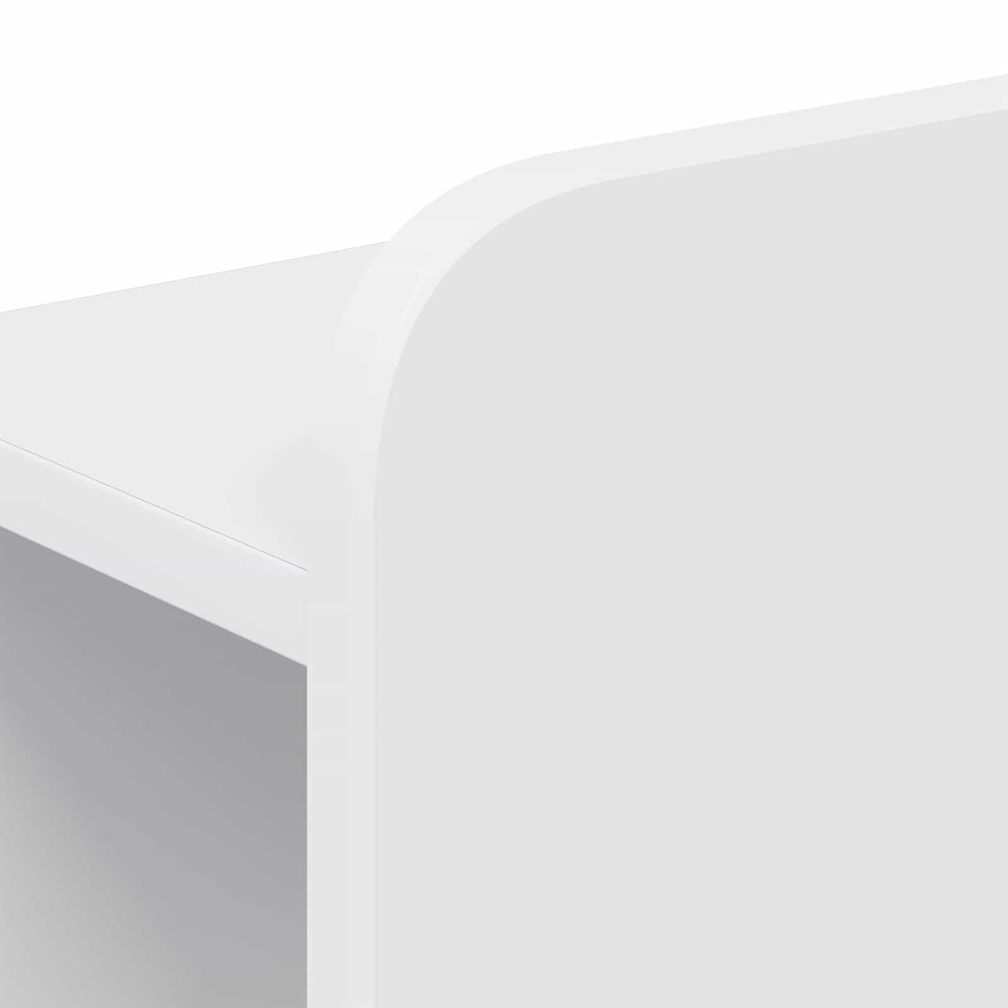 Testata del letto con archiviazione Bianco Legno ingegnerizzato