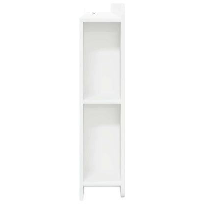 Testata del letto con archiviazione Bianco Legno ingegnerizzato