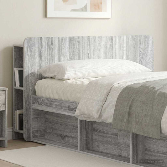 Testata del letto Grigio Sonoma Legno ingegnerizzato