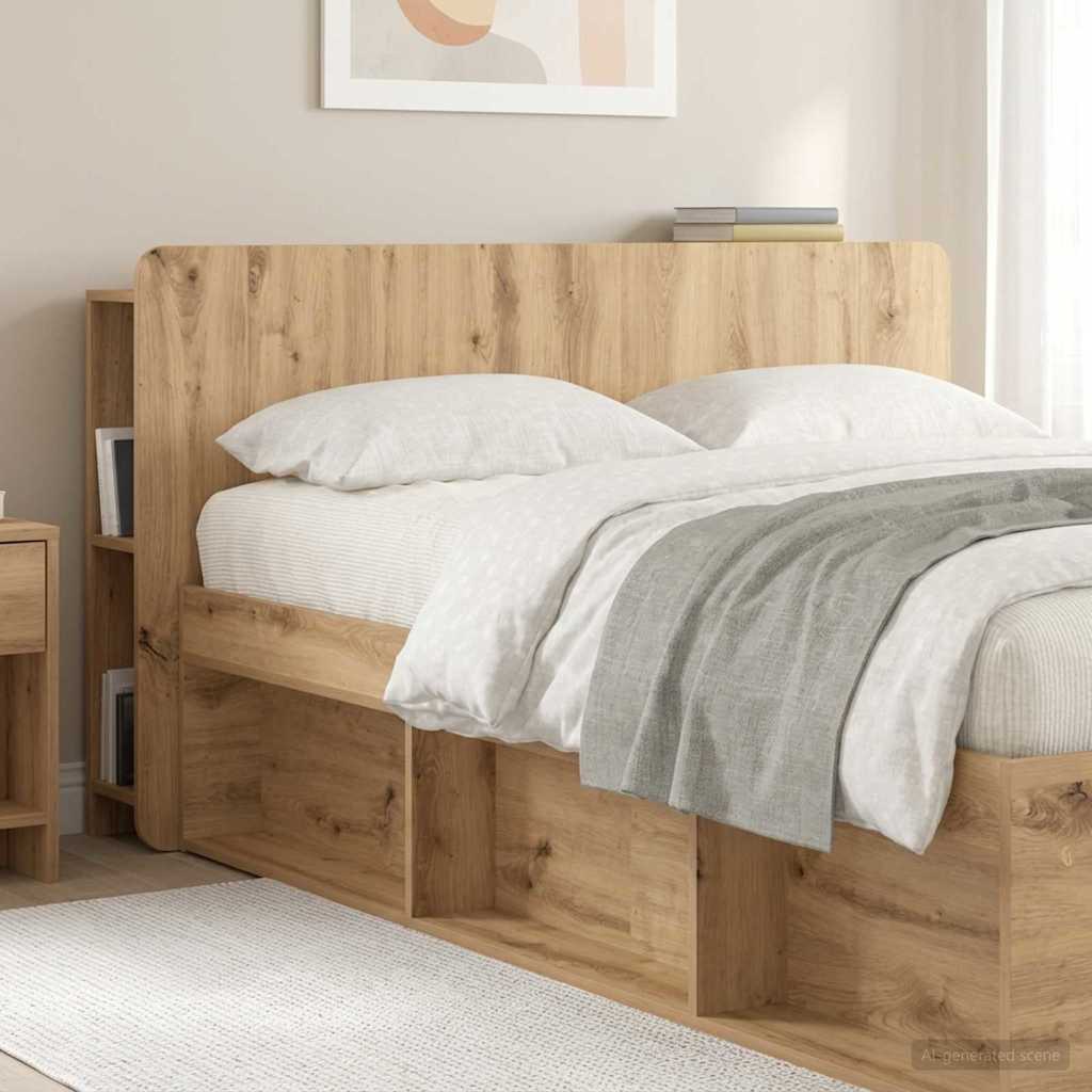 Testata del letto Rovere Artigianale Legno ingegnerizzato