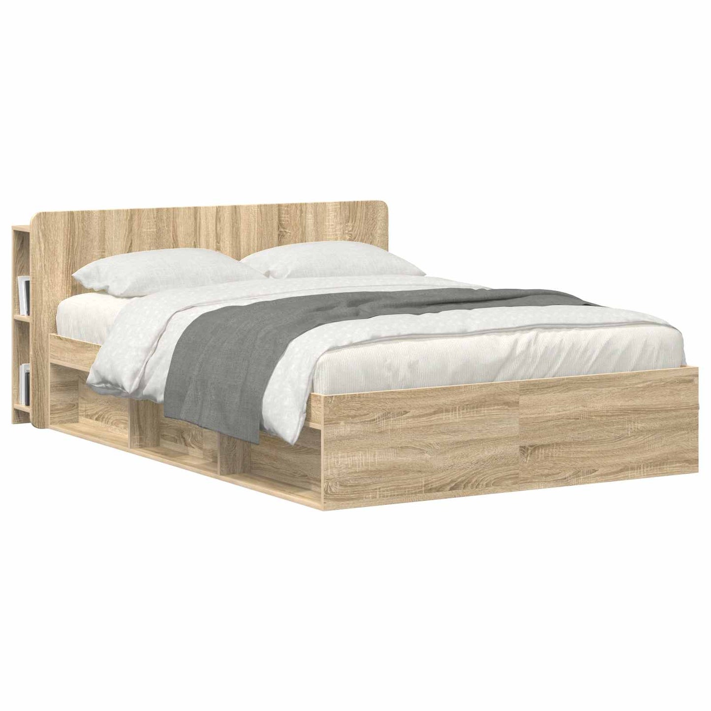 Testata del letto Rovere Sonoma Legno ingegnerizzato | homemem39