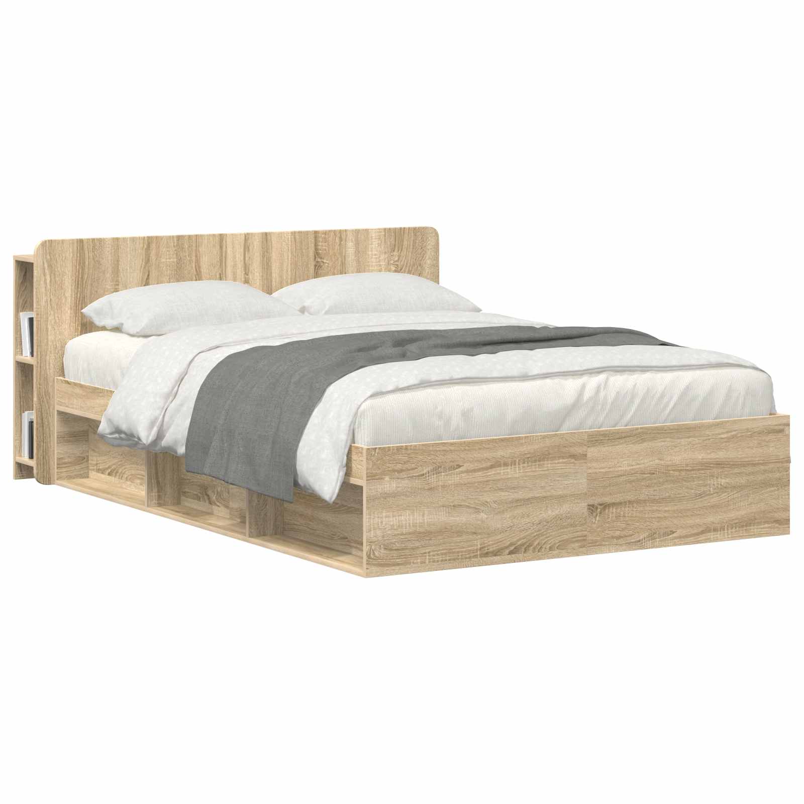 Testata del letto Rovere Sonoma Legno ingegnerizzato | homemem39