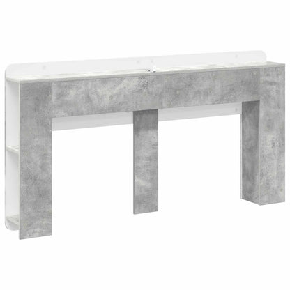 Testata del letto Grigio Cemento Legno ingegnerizzato