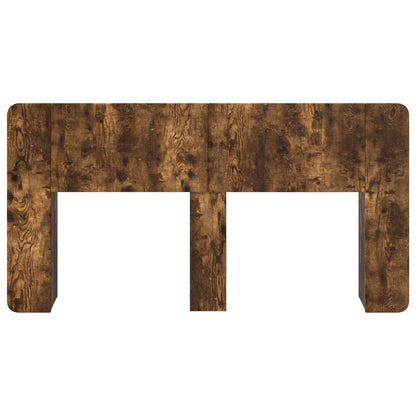 Testata del letto Rovere Fumo Legno ingegnerizzato