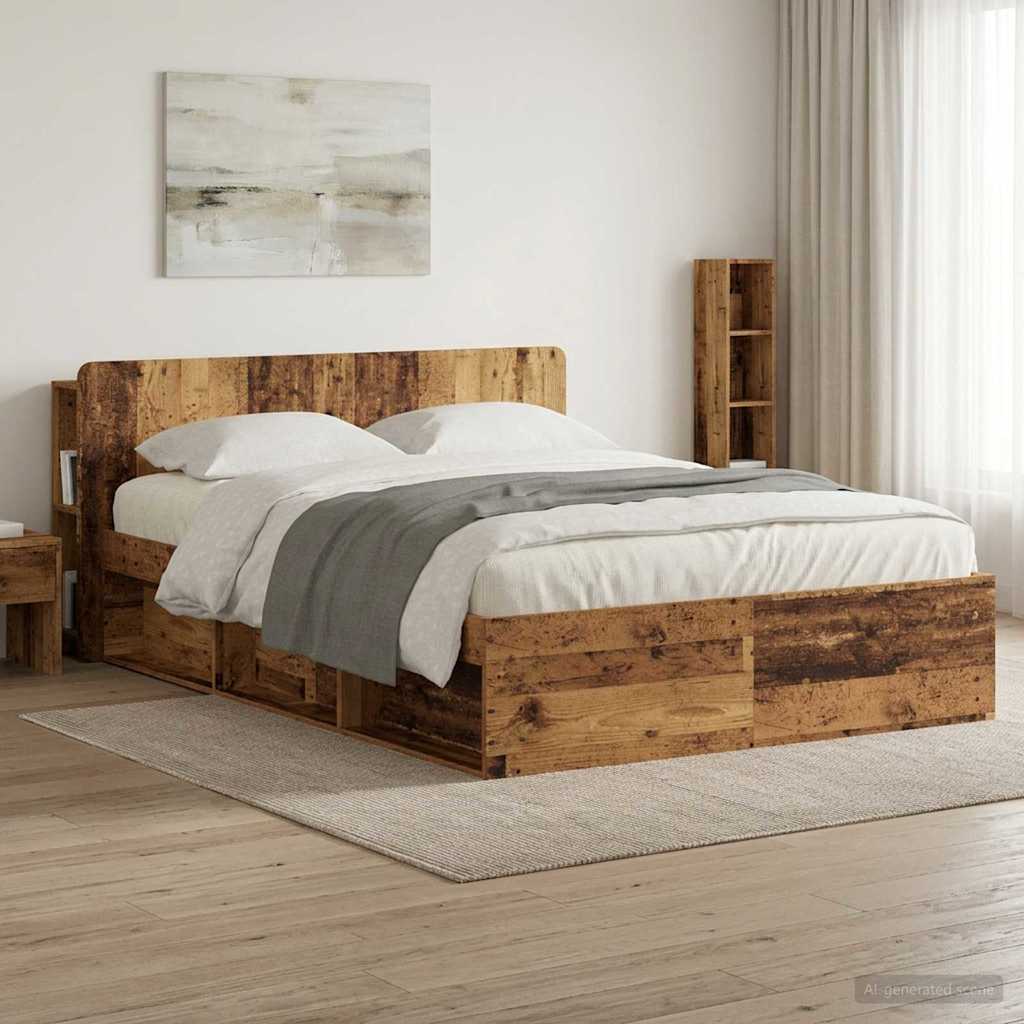 Testata del letto Legno antico Legno ingegnerizzato