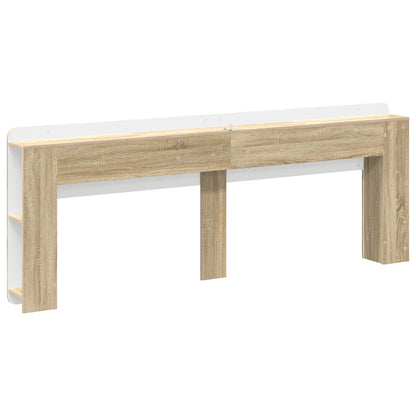 Testata del letto Rovere Sonoma Legno ingegnerizzato
