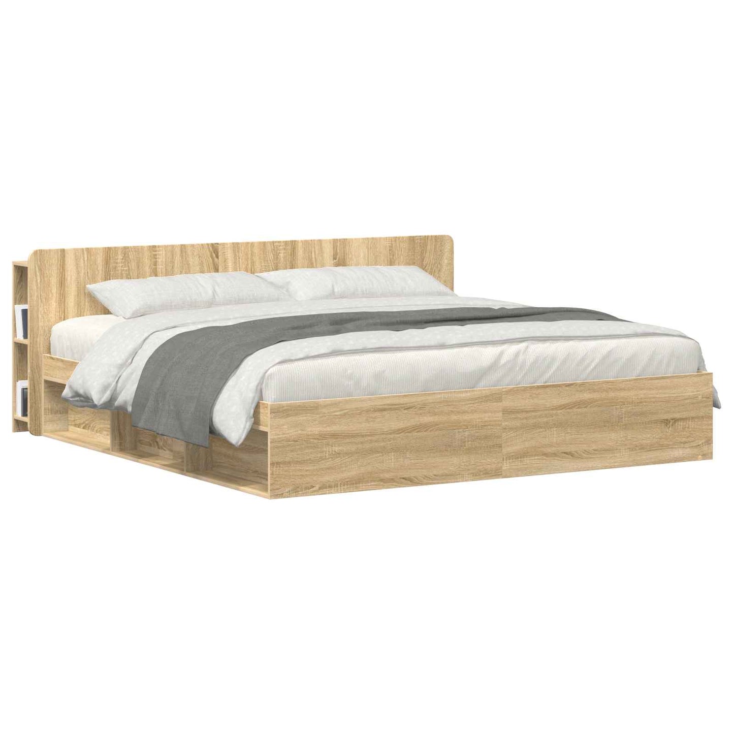 Testata del letto Rovere Sonoma Legno ingegnerizzato | homemem39