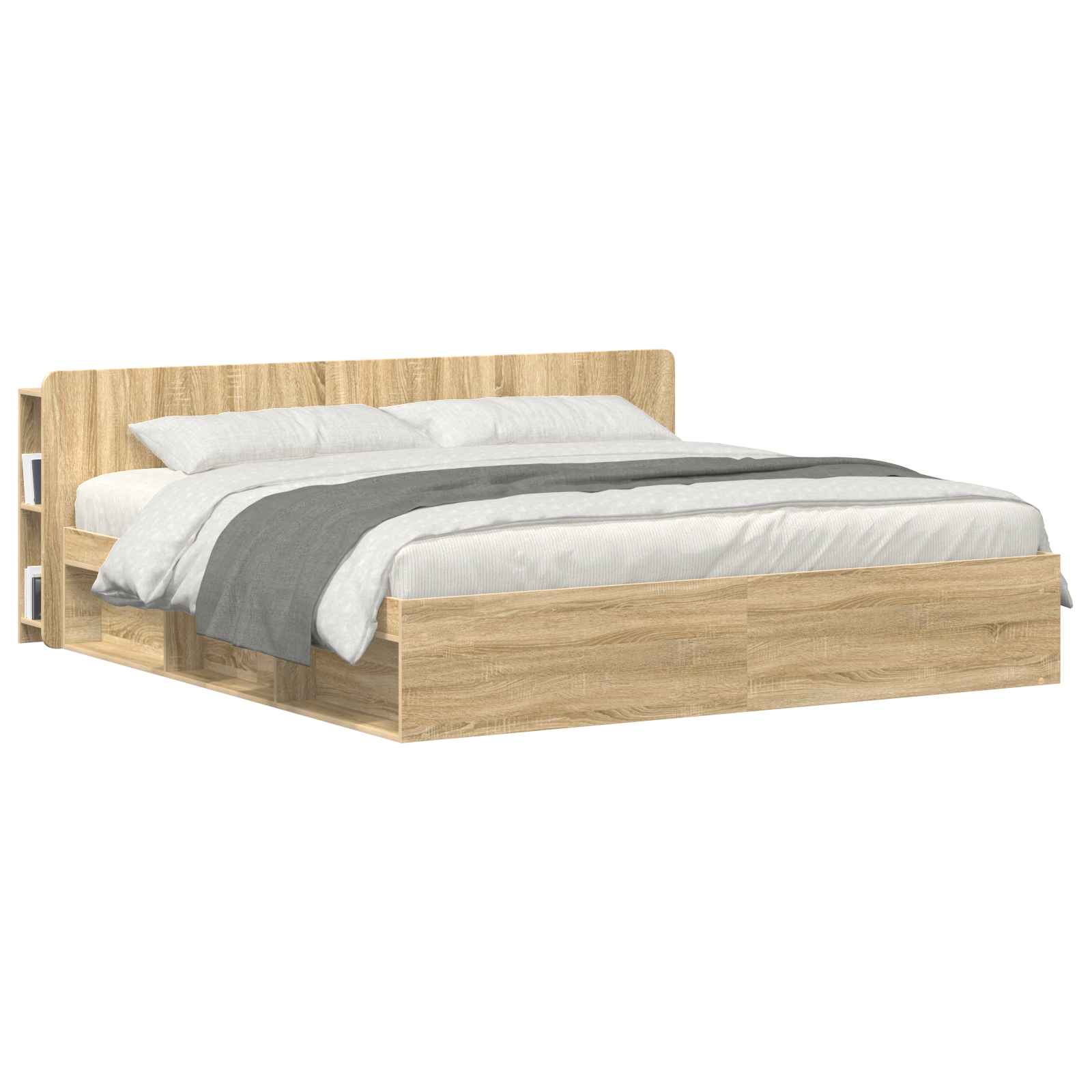 Testata del letto Rovere Sonoma Legno ingegnerizzato | homemem39