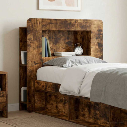 Testata del letto Rovere Fumo Legno ingegnerizzato