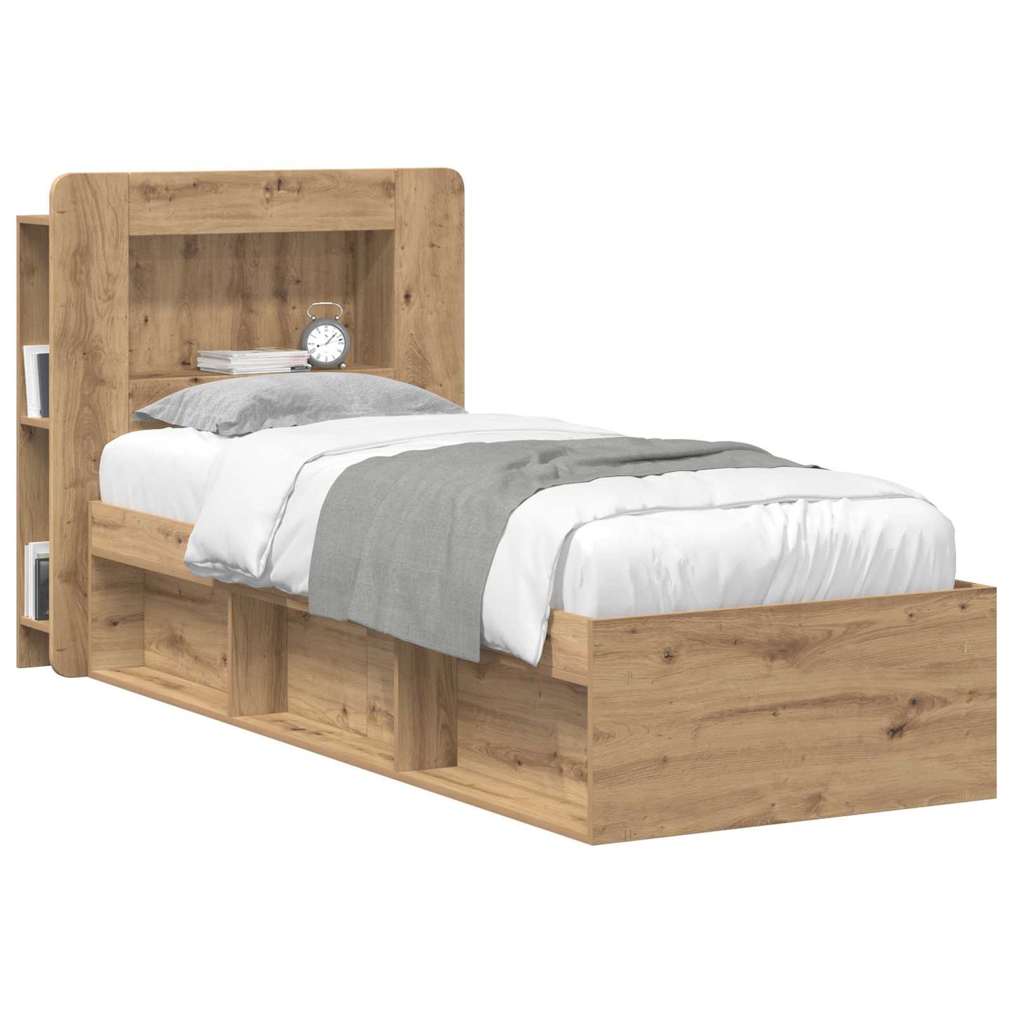 Testata del letto Rovere Artigianale 80 cm Legno ingegnerizzato