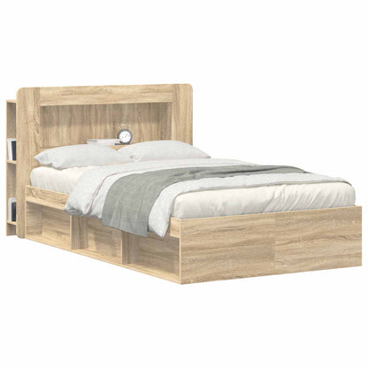 Testata del letto Rovere Sonoma Legno ingegnerizzato