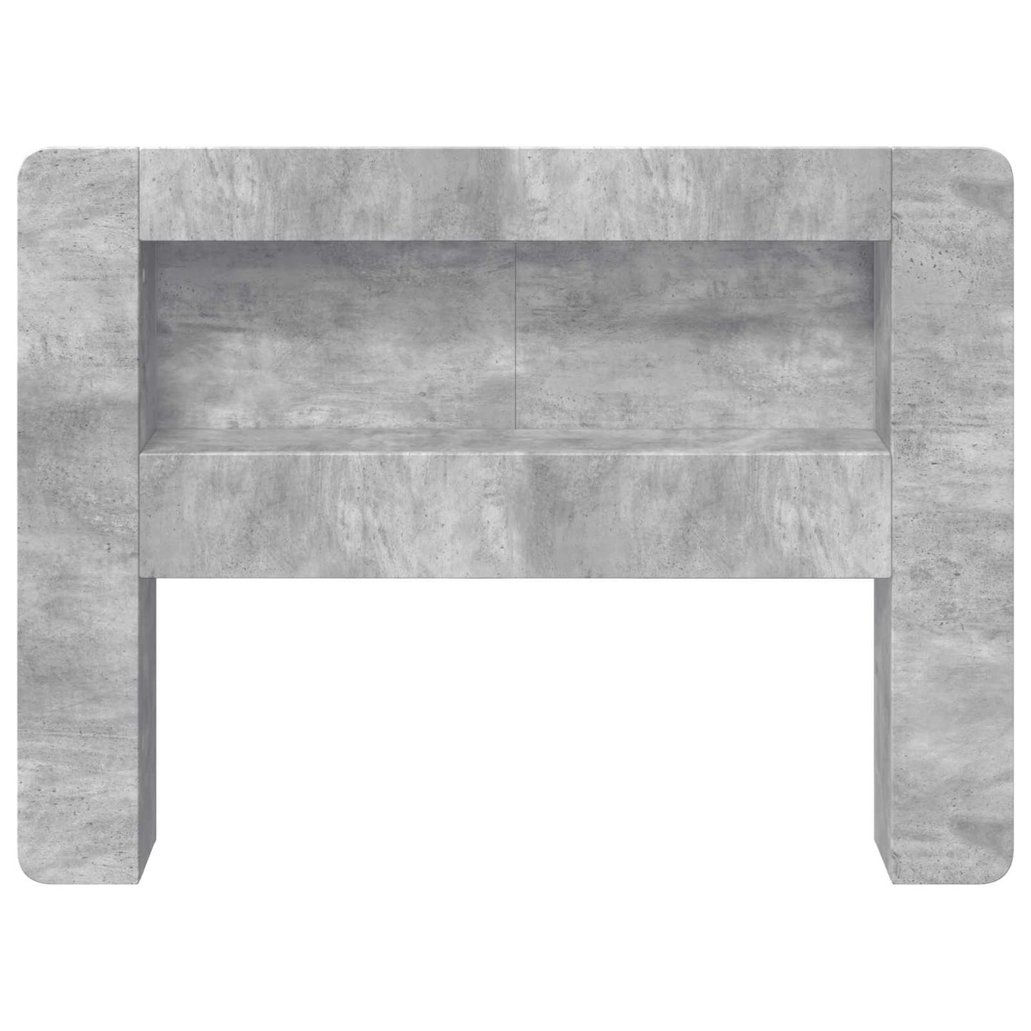 Testata del letto Grigio Cemento Legno ingegnerizzato