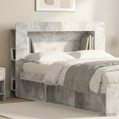 Testata del letto Grigio Cemento Legno ingegnerizzato