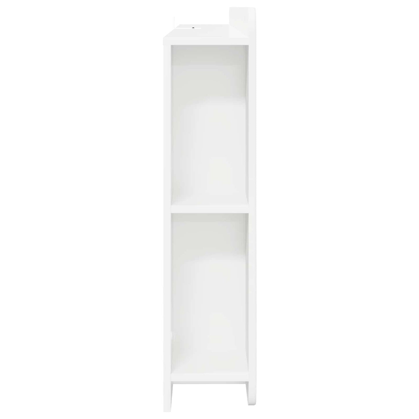Testata del letto con archiviazione Bianco Legno ingegnerizzato