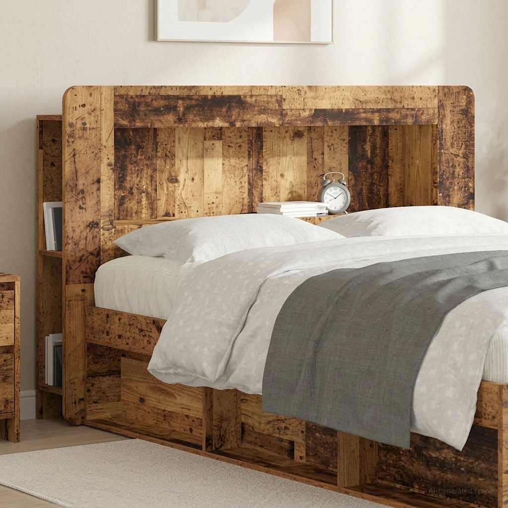 Testata del letto Legno antico Legno ingegnerizzato