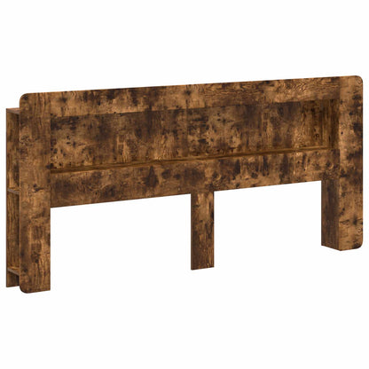 Testata del letto Rovere Fumo Legno ingegnerizzato