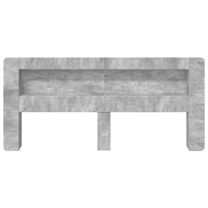 Testata del letto Grigio Cemento Legno ingegnerizzato