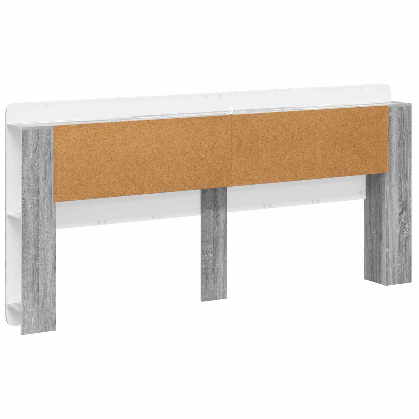 Testata del letto Grigio Sonoma Legno ingegnerizzato
