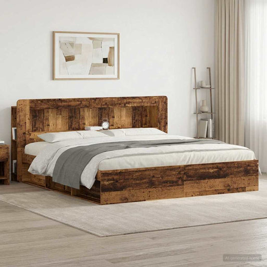 Testata del letto Legno antico Legno ingegnerizzato