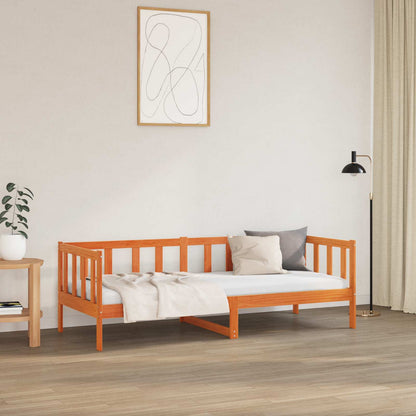 Struttura del letto Marrone cerato 80 x 200 cm Pino massello | homemem39
