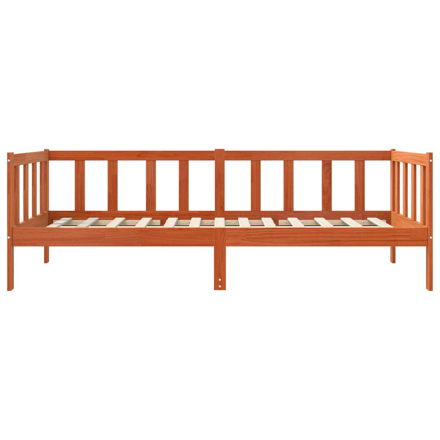 Struttura del letto Marrone cerato 90 x 190 cm Pino massello | homemem39