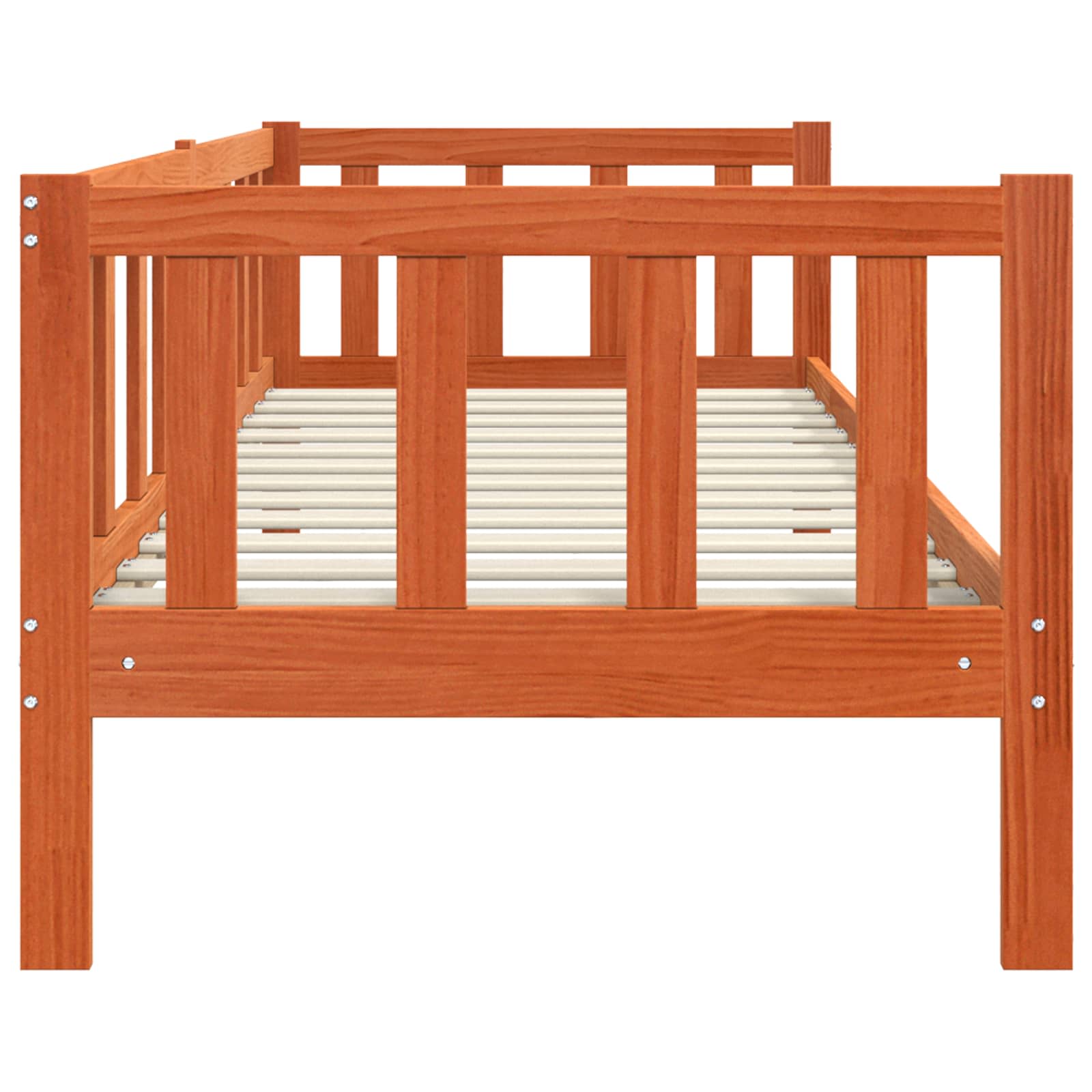 Struttura del letto Marrone cerato 90 x 190 cm Pino massello | homemem39