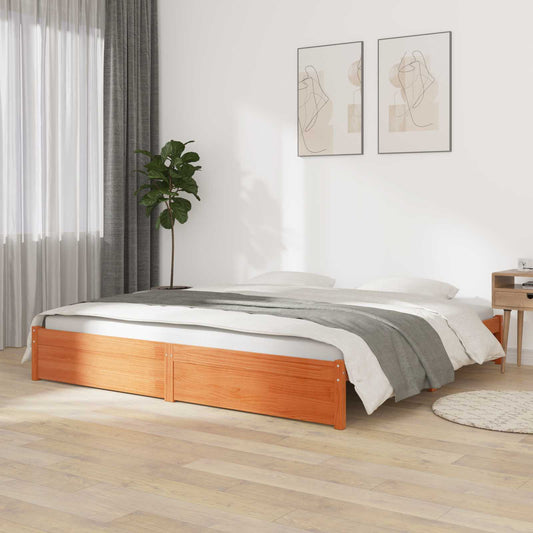 Struttura del letto Marrone cerato 150 x 200 cm | homemem39