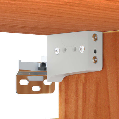 Armadietto a muro 2 pcs Marrone cerato 60 x 30 x 30 cm | homemem39