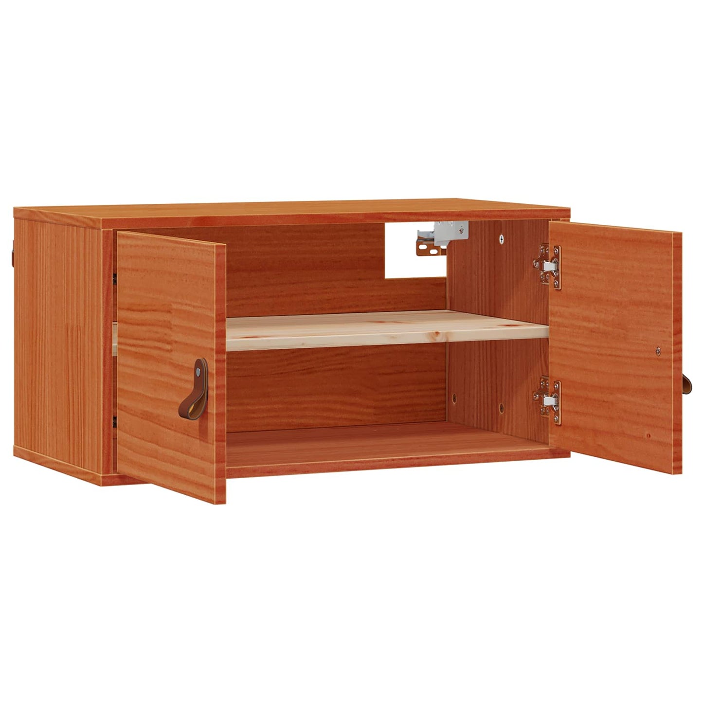 Armadietto a muro 2 pcs Marrone cerato 60 x 30 x 30 cm | homemem39