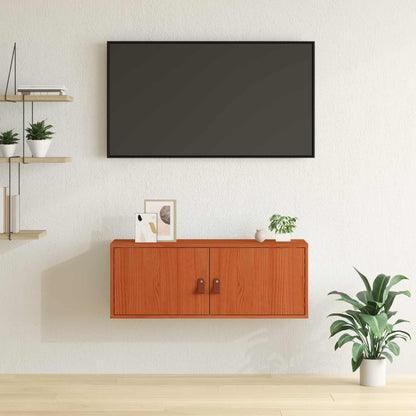 Armadietto a muro Marrone cerato 80 x 30 x 30 cm Pino massello | homemem39