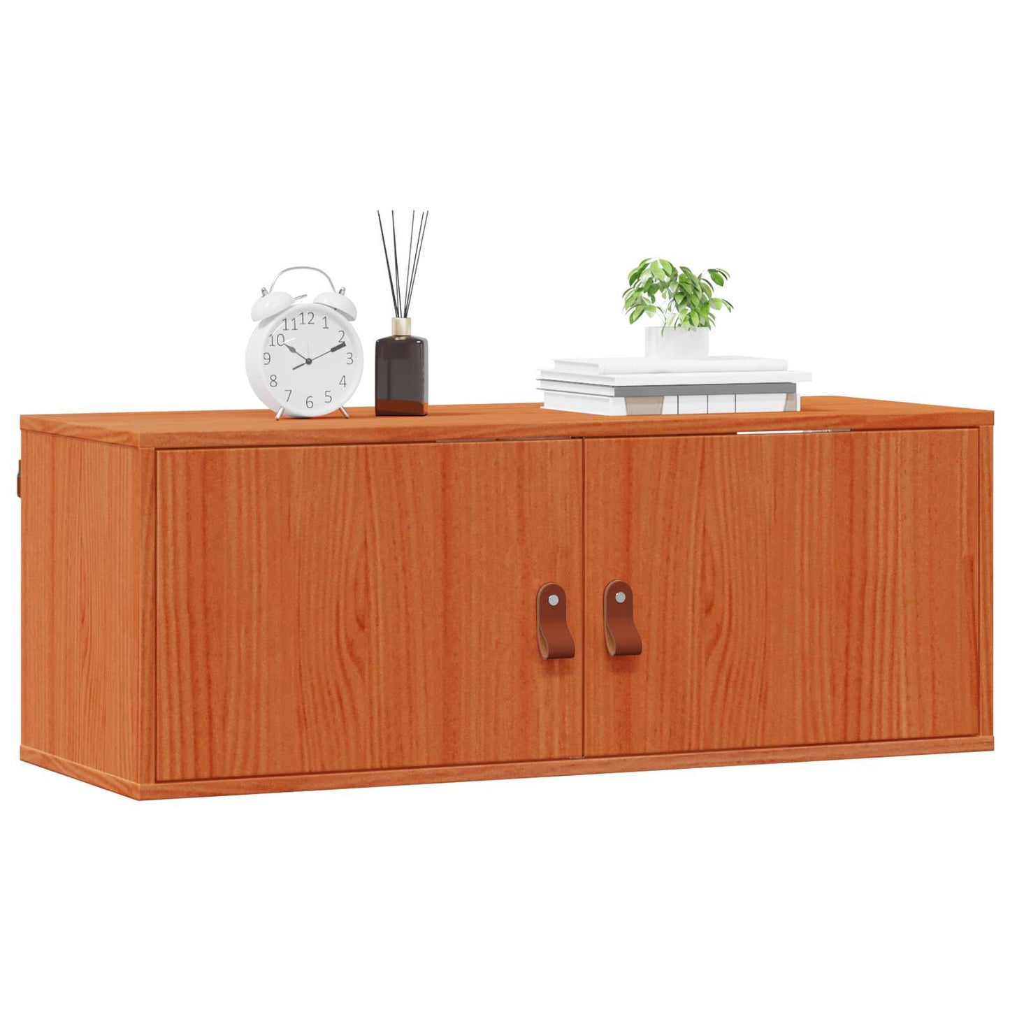 Armadietto a muro Marrone cerato 80 x 30 x 30 cm Pino massello | homemem39