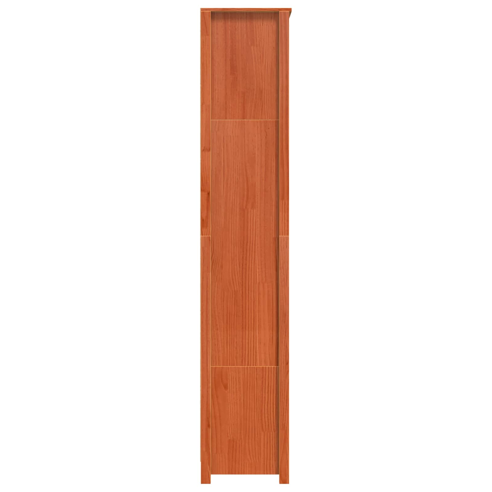 Armadio per Libri Marrone cerato 80 x 35 x 183 cm Pino massello | homemem39