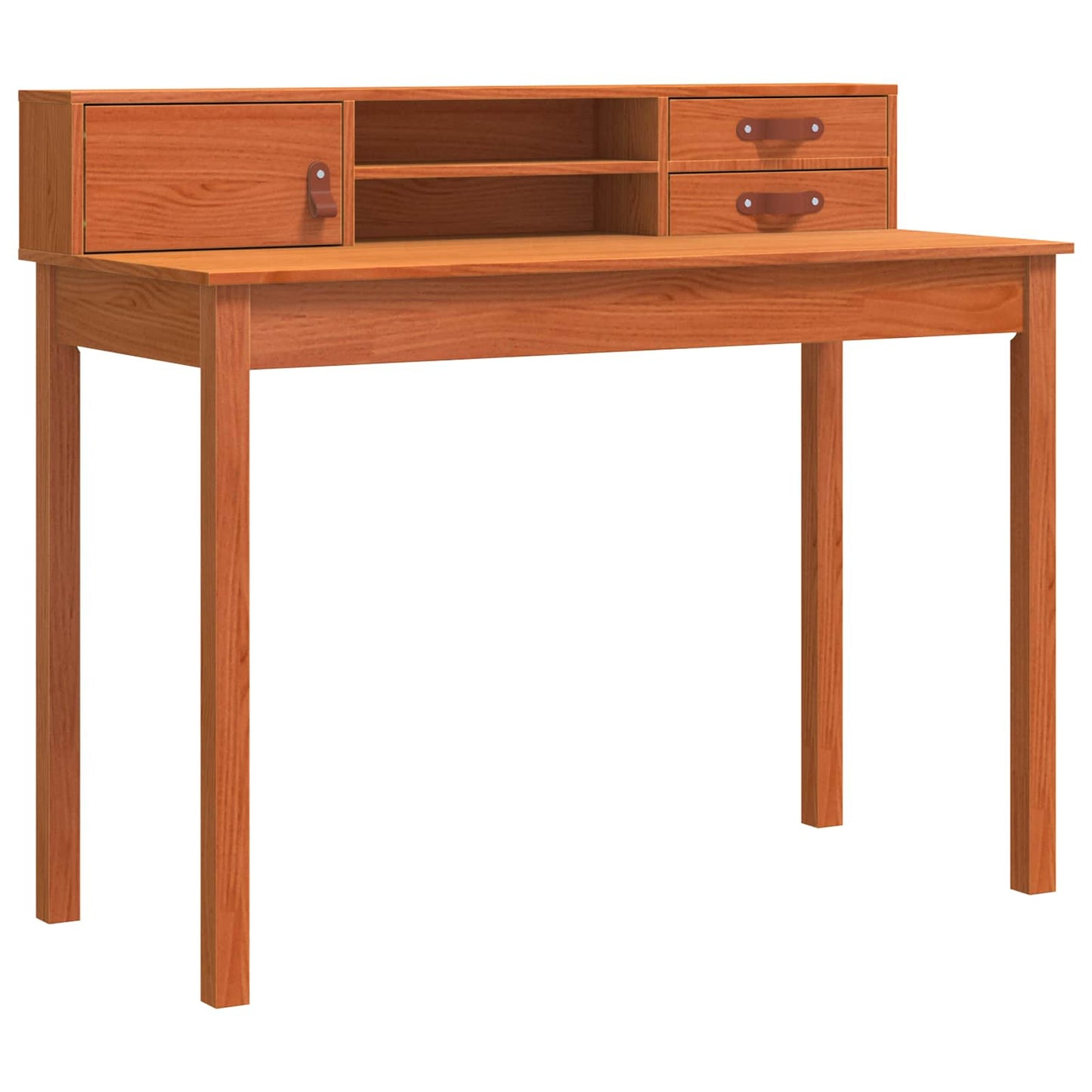 Scrivania con cassetto Marrone cerato 110 x 50 x 93 cm | homemem39