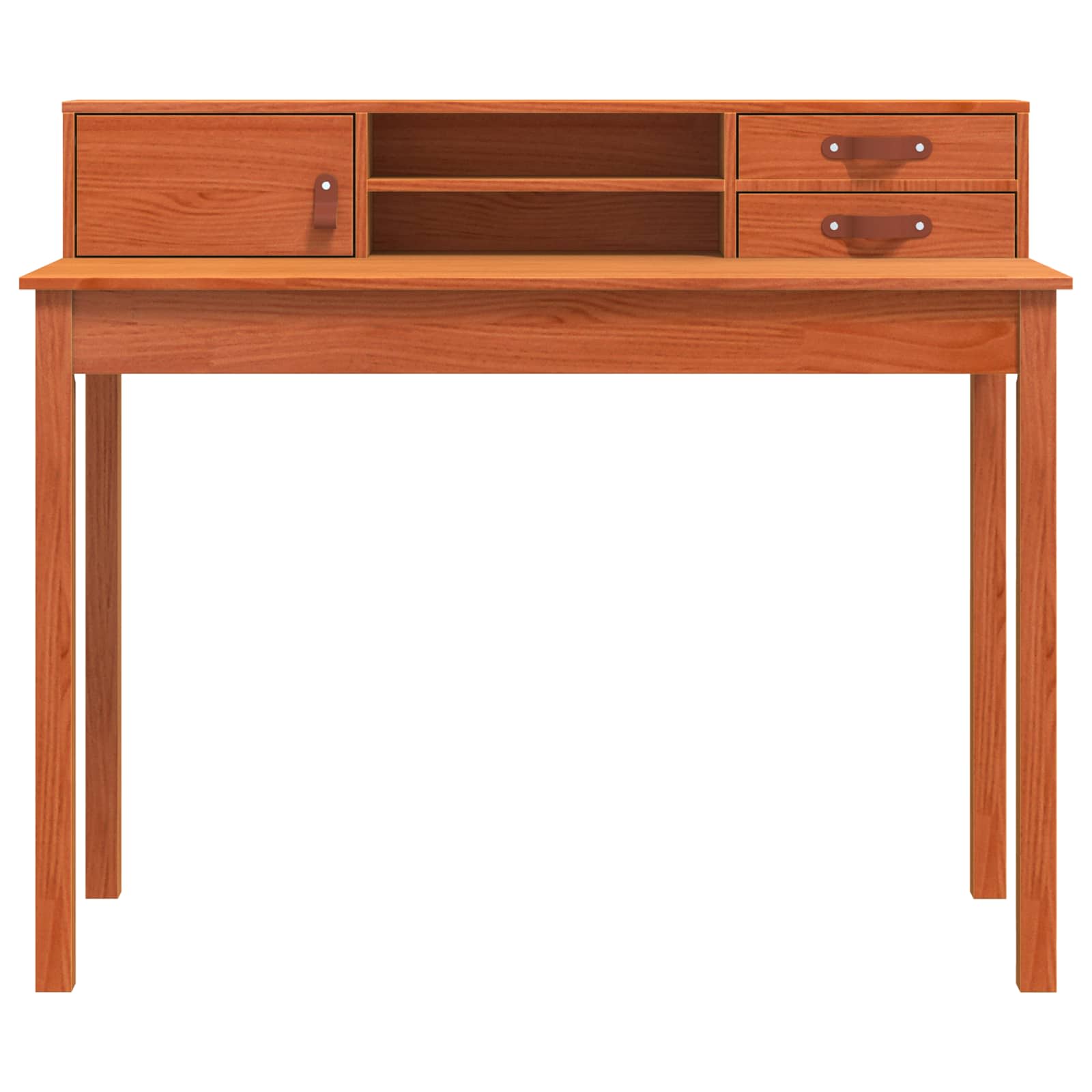 Scrivania con cassetto Marrone cerato 110 x 50 x 93 cm | homemem39