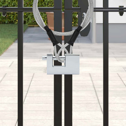Lucchetto 2 pcs Argento Acciaio | homemem39