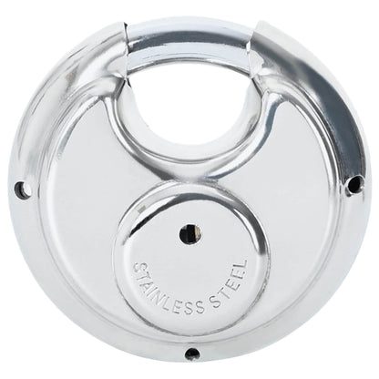 Lucchetti Discus con Chiavi 12 pcs Argento 7 x 2.4 x 7 cm | homemem39