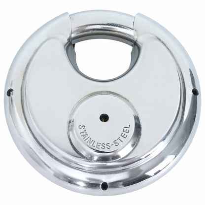 Lucchetti Discus con Chiavi 6 pcs Argento 9 x 2,8 x 9 cm | homemem39
