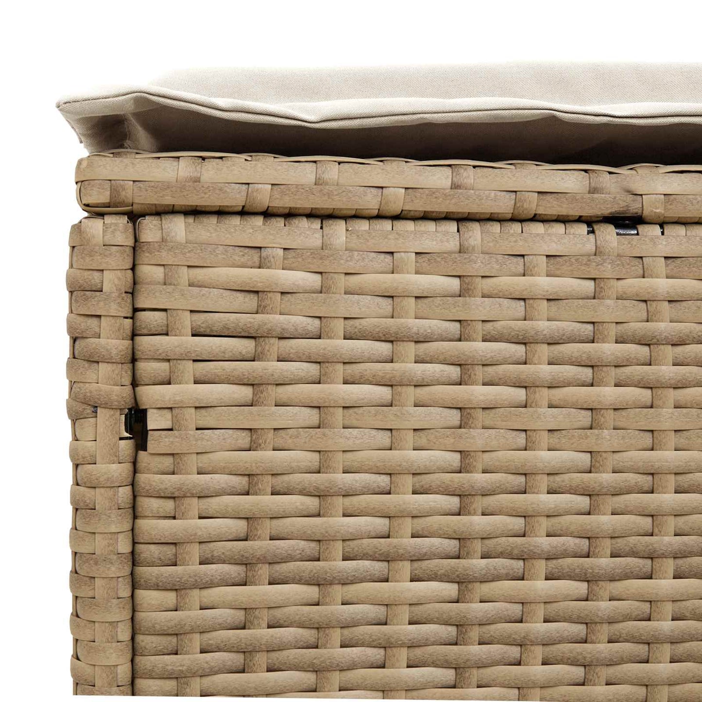 Poggiapiedi da Giardino 2 Pezzo Beige e Crema 38 x 38 x 45 cm | homemem39