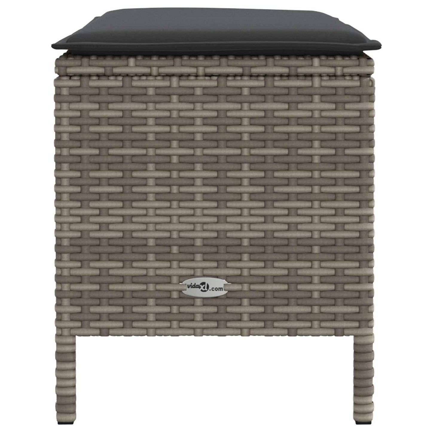 Poggiapiedi da Giardino Grigio e Grigio Scuro 80 x 38 x 45 cm | homemem39